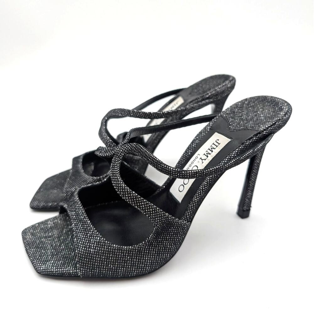 Jimmy Choo Anise Strappy Stiletto Heel Sandal Women's Cosmo Size US5 EU35